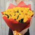 Букет желтых кустовых роз - Фото 4