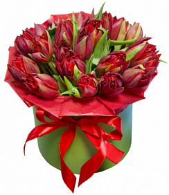 Тюльпаны в коробке Дыхание любви