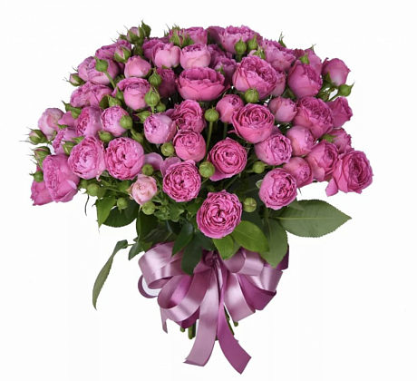 Букет из 29 пионовидных роз Мисти Баблз - Фото 1